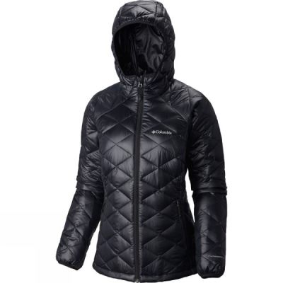 Chaquetas Columbia Trask Mountain 650 TurboDown Hooded Mujer Negras - Chile LXQ348712